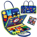 Montessori Kids Multi-functional Activity Busy Book - Blue