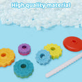 Montessori Rainbow Spin Stacking Tower