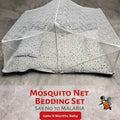 Baby Mosquito Net Bedding Set with Pillow – Foldable Infant Sleeping Bed with Protective Mosquito Net