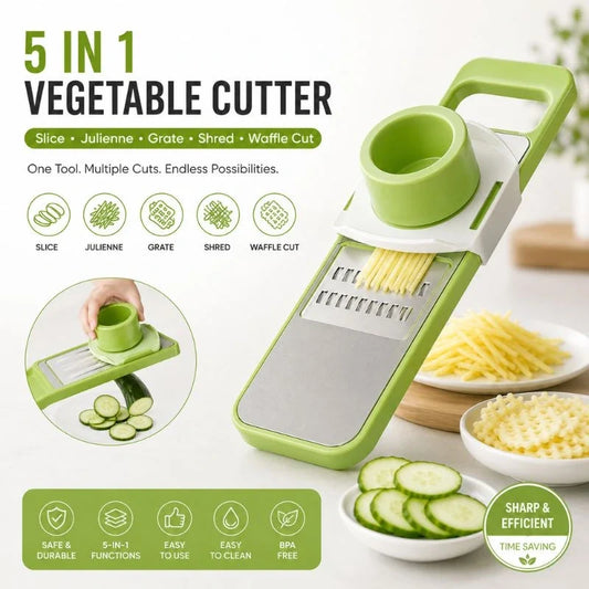 Multi-Function Vegetable Slicer, Peeler & Chopper Set