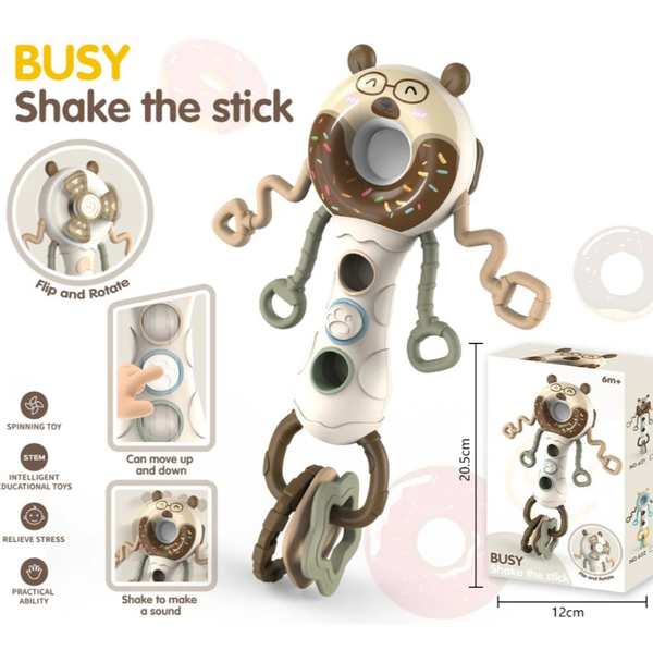 Multi-functional Montessori Busy Shake Stick