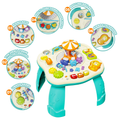 Multi-functional Toddlers Carousel Musical Activity Table