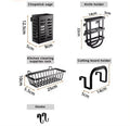 Over Sink Dish Drainer Rack with Splash Guard Cabinet