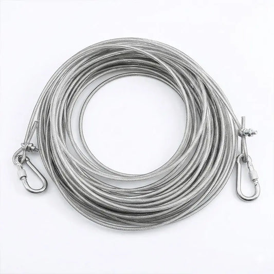 Premium Stainless Steel PVC Coated Clothesline – Heavy-Duty Rust-Resistant Drying Wire