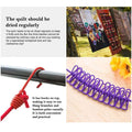 Portable Clothesline with 12 Clips Elastic Travel Drying Rope Windproof Laundry Line for Home Outdoor