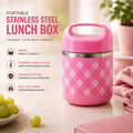 Portable Stainless Steel Lunch Box 630ml – Thermal Tiffin with Handle