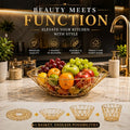 Premium Foldable Stainless Steel Fruit Basket – 9 Shape Transforming Multifunctional Storage Basket