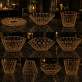 Premium Foldable Stainless Steel Fruit Basket – 9 Shape Transforming Multifunctional Storage Basket