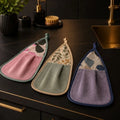 Premium Hanging Kitchen Cleaning Towel – Ultra Absorbent Quick-Dry Hand Towel - Small