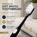 Premium Soft Bristle Toothbrush for Adults Gentle Gum Care & Deep Cleaning (1 pcs)