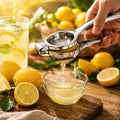 Premium Stainless Steel Lemon Squeezer – Heavy Duty Manual Citrus Juicer