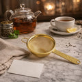 Premium Stainless Steel Tea Strainer – Fine Mesh Tea Filter for Loose Leaf Tea
