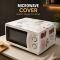 Microwave Oven Cover with Storage Pockets - Waterproof, Dustproof