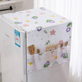 Fridge Top Cover with Storage Pockets - Waterproof, Dustproof