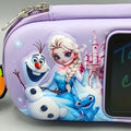 Frozen Themed Kids Pencil Pouch With LCD Writing Tablet