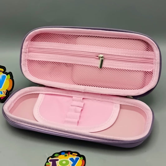 Frozen Themed Kids Pencil Pouch With LCD Writing Tablet