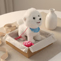 RC Realistic Plush Maltese Walking Dog With Music