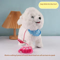 RC Realistic Plush Maltese Walking Dog With Music