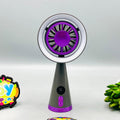 7 Inches Rechargeable Digital Display Cooling Fan With Lights
