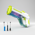 Electric Transparent Water Shoot Firing Gun With Lights