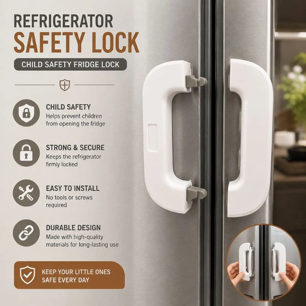 Refrigerator Safety Lock – Child Safety Fridge Lock