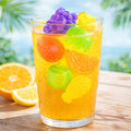 9-Piece Reusable Fruit-Shaped Ice Cubes Set