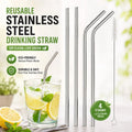 Reusable Stainless Steel Drinking Straw – Eco-Friendly Metal Straw