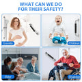Stainless Steel Bathroom Safety Grab Bar – Anti-Slip Handrail with Grip Sleeve