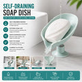 Self-Draining Soap Dish – Quick Drain Soap Holder for Bathroom & Kitchen
