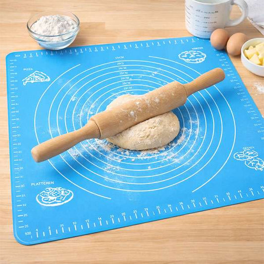 Silicone Baking & Dough Rolling Mat – Roti Mat with Measurement Guide