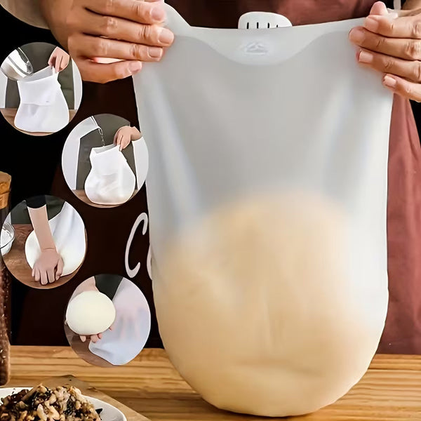 Silicone Dough Kneading Bag – Reusable Non-Stick Dough Mixing & Kneading Bag