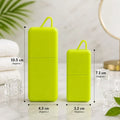 2-Piece Silicone Facial Ice Roller Set – Small & Large Skin Cooling Massagers