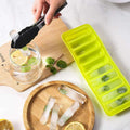 Silicone Ice Cube Tray, 10 Grid Ice Stick Mold for Bottles