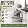 Soap Dispensing Dish Cleaning Brush with Stand