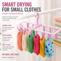 Sock Drying Hanger with Strong Clips – Foldable Space Saving Laundry Rack for Small Clothes