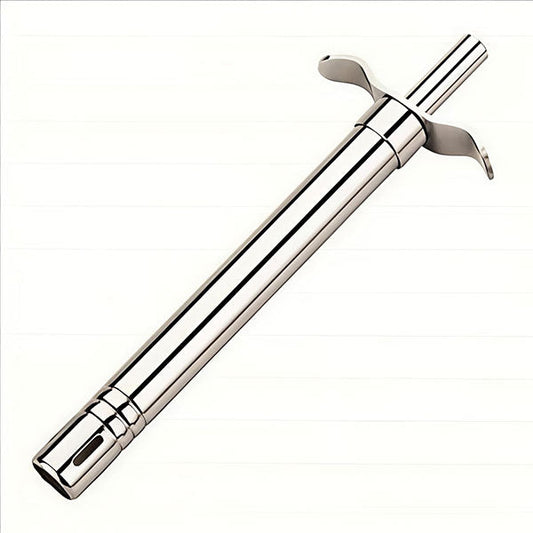 Stainless Steel Gas Stove Lighter - Piezo Spark Ignition, No Battery Needed