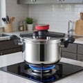 Stainless Steel Pressure Cooker with Safety Lock (11L)
