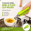 Stainless Steel Bowl & Plate Clip Holder