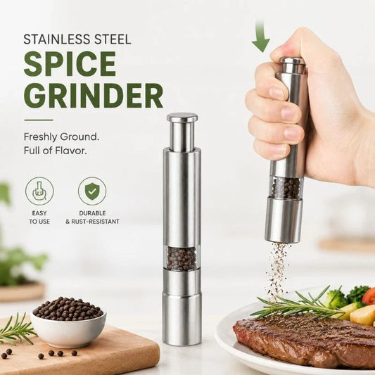 Stainless Steel Manual Spice Grinder