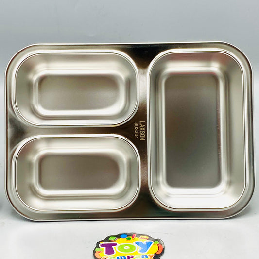Stainless Steel Kids Lunch Box With Spoon & Chopsticks