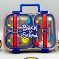 Stainless Steel Kids Lunch Box With Spoon & Chopsticks