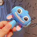 1Pc Silicon Stitch Keychain With Sound