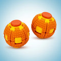 Press & Spin 3D Spinning Fidget Ball - 1Pc