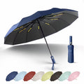 Sun & Waterproof Auto Umbrella – UV Protected Windproof Folding Umbrella