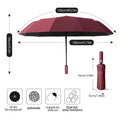 Sun & Waterproof Auto Umbrella – UV Protected Windproof Folding Umbrella
