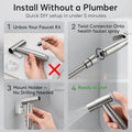 Stainless Steel Toilet Shower – Muslim Shower Bidet Spray Set with Hose
