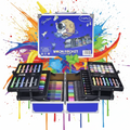 133Pcs Premium Spaceman Themed Kids Painting Kit Briefcase