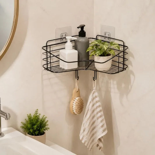 Wall Mounted Corner Storage Rack (Set of 2)