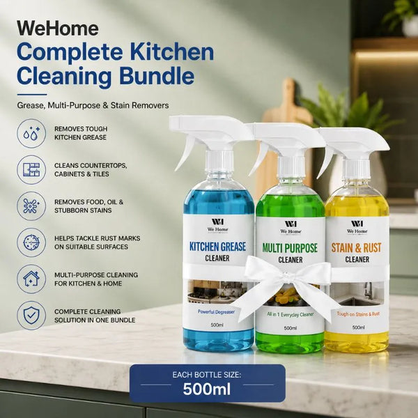 Complete Kitchen Cleaning Bundle – Grease, Multi-Purpose & Stain Removers