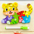 Wooden Mini Tiger Puzzle & White Board